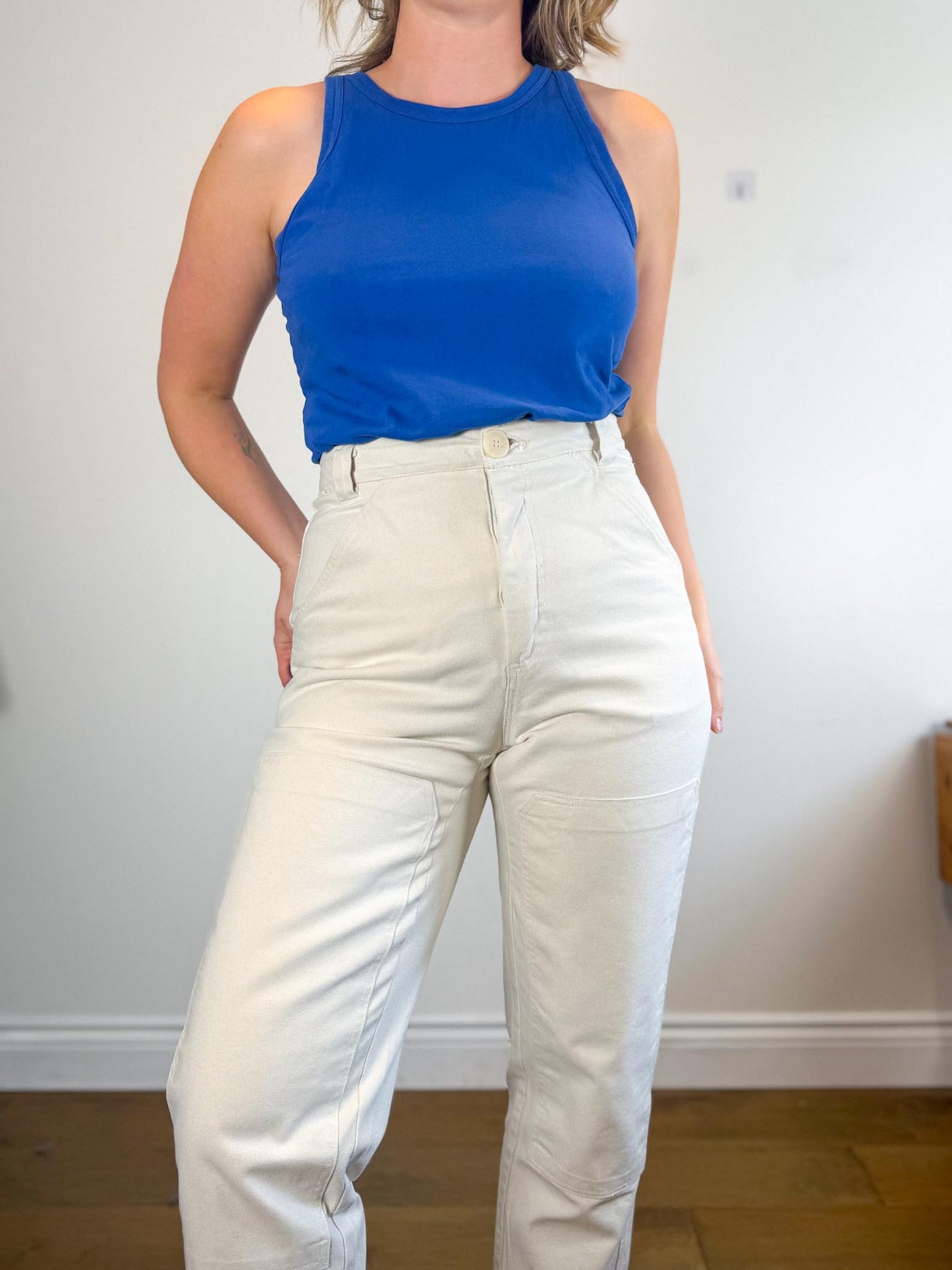 Shelter Brewers Pants in Canvas Natural (Size L)