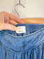 Wilfred "Gabrielle Linen Midi Skirt in Blue" (Size L)