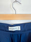 Abercrombie Satin Wide Leg Trousers in Navy (Size 31)