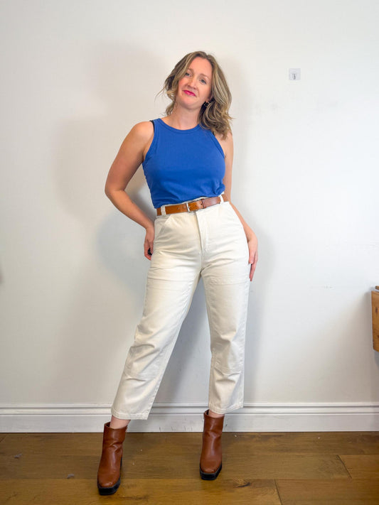 Shelter Brewers Pants in Canvas Natural (Size L)