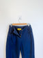 ST.JOHN Designer Cotton Pants in Navy (Size S)