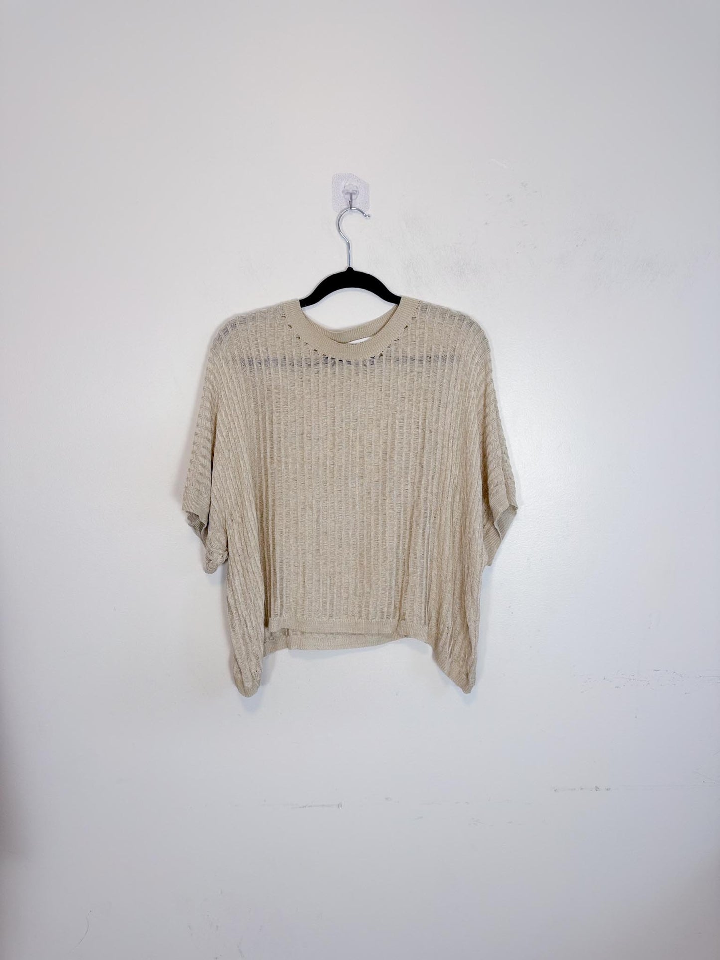 MIOU MUSE Distressed Oversized T-Shirt (Size L)