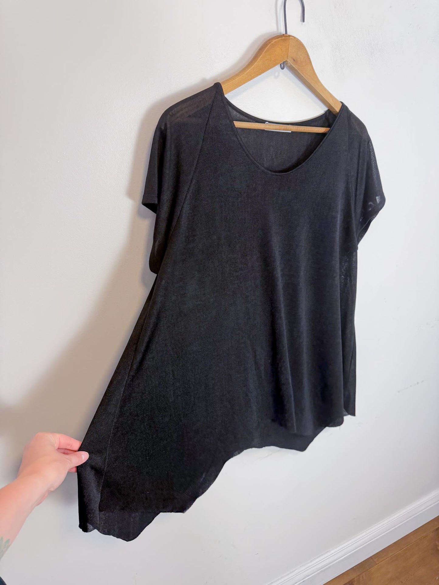 Oversized T-Shirt in Black (Size XXL)