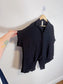 Vanis Long Short Sleeve Blouse in Black (Size L)