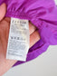 JIGSAW "Silk Front Ruched Waist Top in Purple" (Size L)