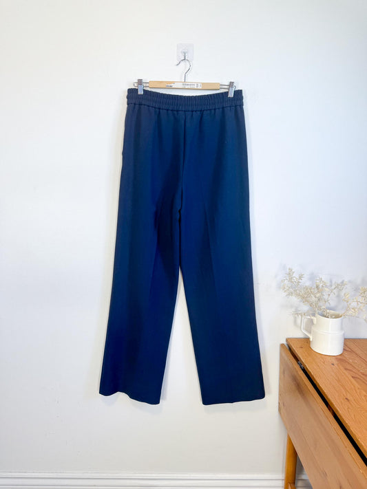 SEZANE "Bruce Trousers in Navy" (Size M/L)