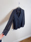 Iris Setlakwe Satin Blouse in Black (Size 10)