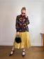 Love & Roses "Black Graphic Print Long Sleeve Button Down Shirt" NWT (Size L/XL)