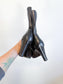 Charles David Black Leather Boots (Size 7 1/2)
