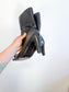 Charles David Black Leather Boots (Size 7 1/2)