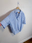 Banana Republic Striped Tunic Top in Blue/White (Size M)