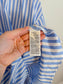 Banana Republic Striped Tunic Top in Blue/White (Size M)