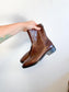 L’Intervalle Brown Leather Ankle Boots (Size 38)