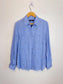 Weekend Max Mara Linen Embellished Blouse in Blue (Size M/L)