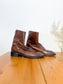 L’Intervalle Brown Leather Ankle Boots (Size 38)