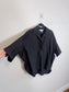Banana Republic Cotton Poplin Popover Tunic in Black (Size S/M)
