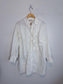 RINASCHIMENTO Long Ruffled Blouse in White (Size L)
