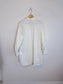 RINASCHIMENTO Long Ruffled Blouse in White (Size L)
