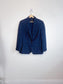 Club Monaco Pinstriped Linen Blazer in Navy/White (Size L)