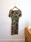Weekend MaxMara "Caneva Knit Belted Dress in Floral" (Size M/L)
