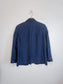 Club Monaco Pinstriped Linen Blazer in Navy/White (Size L)