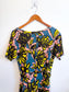 Weekend MaxMara "Caneva Knit Belted Dress in Floral" (Size M/L)