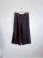 Phase Eight Wide Legged Cropped Linen Pants in Brown (Size M/L)
