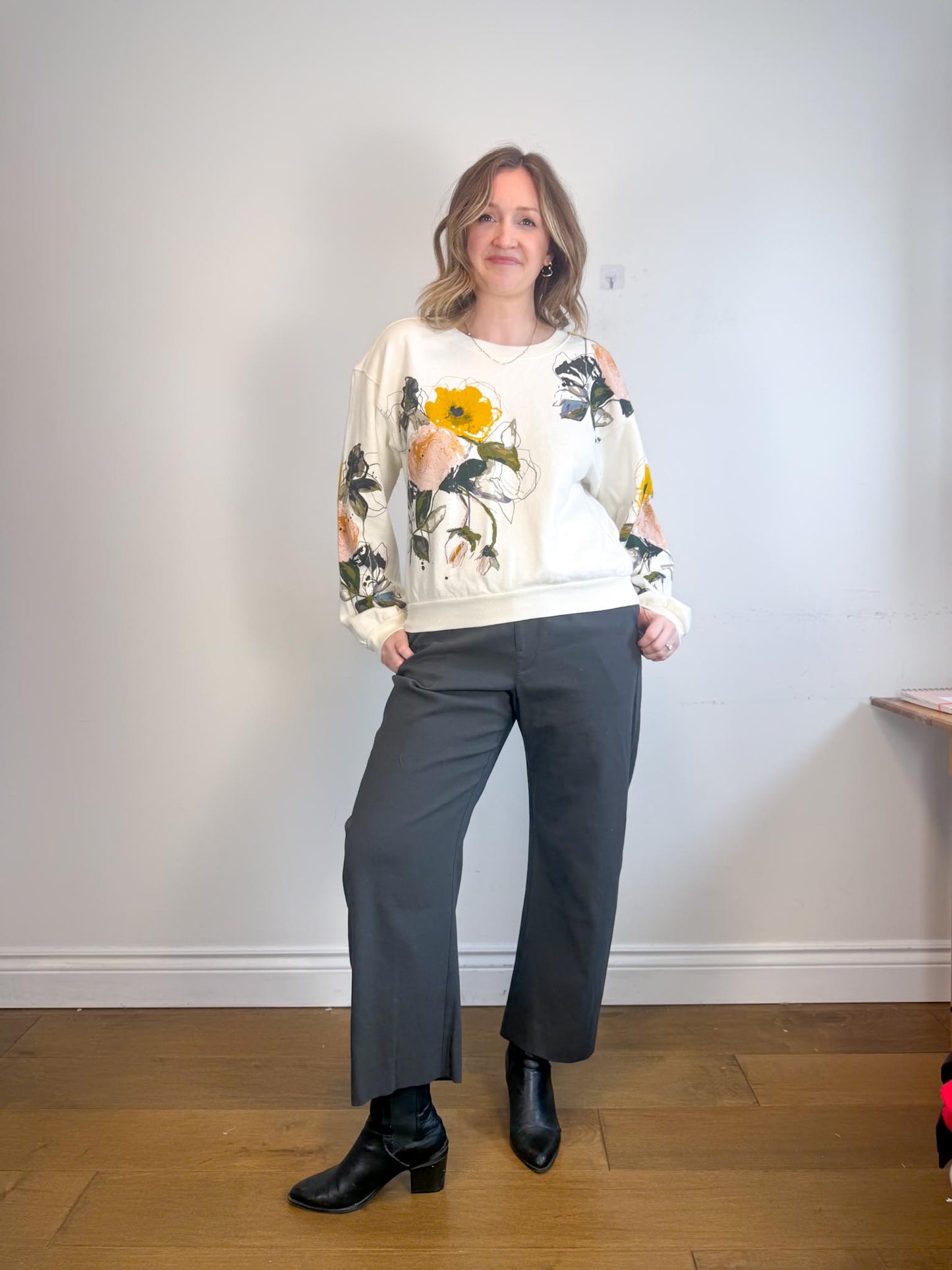 LEMAIRE Barrel Leg Trouser in Charcoal (Size 44)