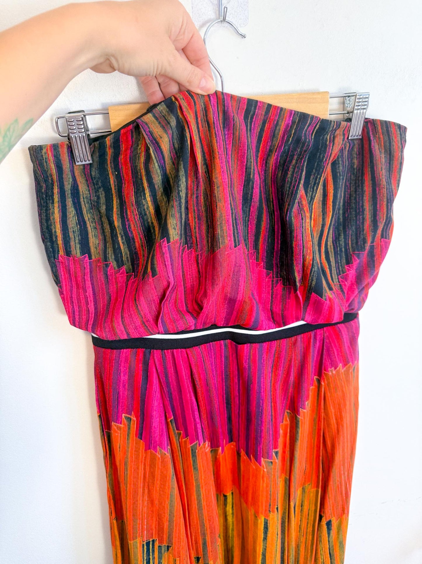 Hunter Bell Strapless Midi Dress (Size S/M)