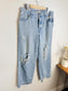 Levi’s Distressed Baggy Dad Jeans (Size 29)