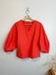 COS Wide Sleeve Blouse in Coral (Size 6)