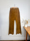 Understated Leather Suede Dream Pants in Brown (Size M)