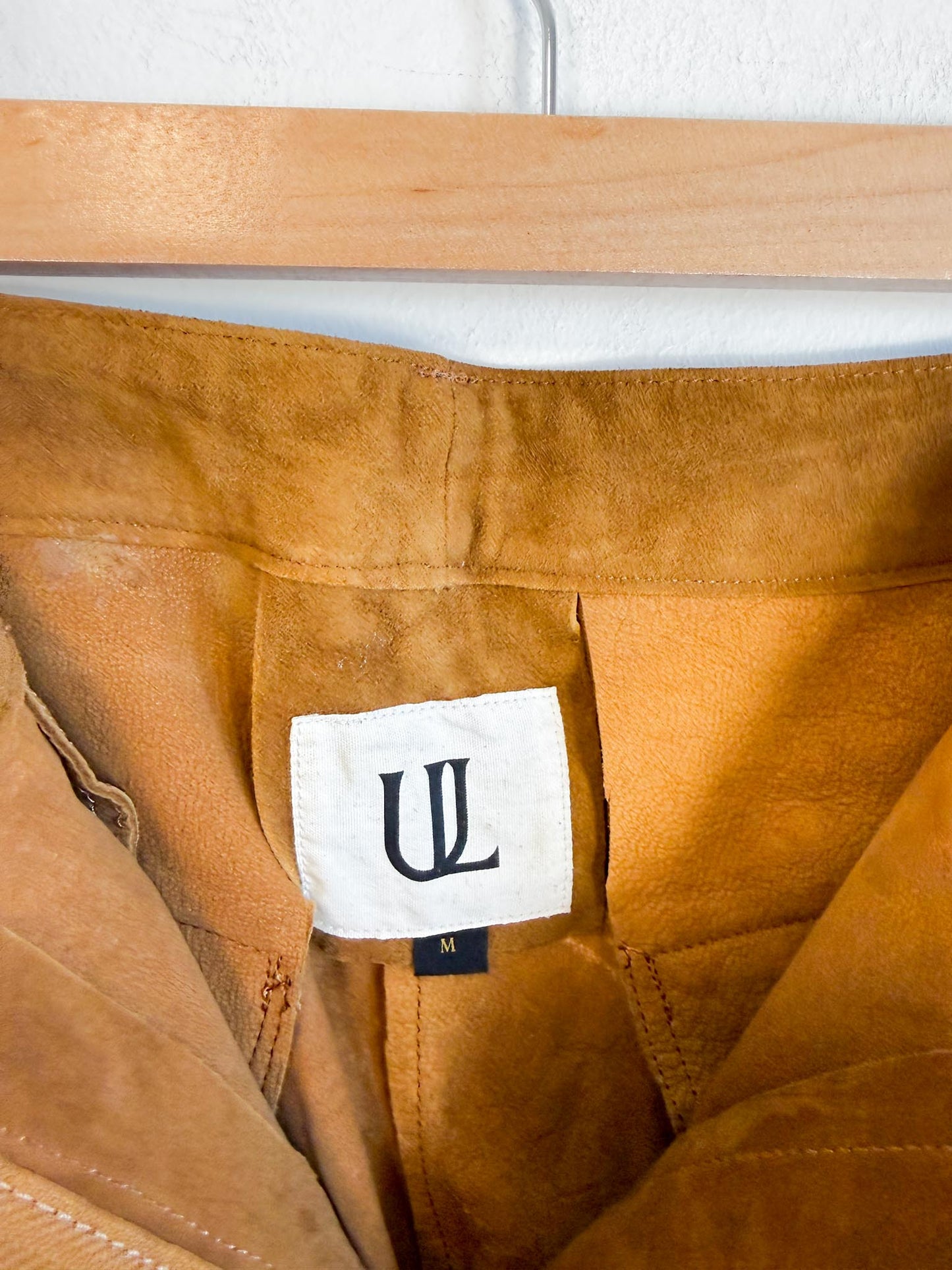 Understated Leather Suede Dream Pants in Brown (Size M)