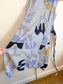Lafayette 148 Pinstriped Shirt Dress with Abstract Print (Size M)