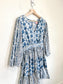 Anthropologie Not So Serious "Behati Shibori Tie Dye Mini Dress" (Size M)