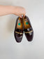 Dolce Vita Loafer in Burgundy with Gold Detail (Size 8)