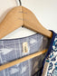 Anthropologie Embroidered Floral Tunic Dress in Blue (Size S)
