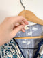 Anthropologie Embroidered Floral Tunic Dress in Blue (Size S)