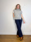WITCHERY Turtleneck Sweater Vest in Grey (Size L)