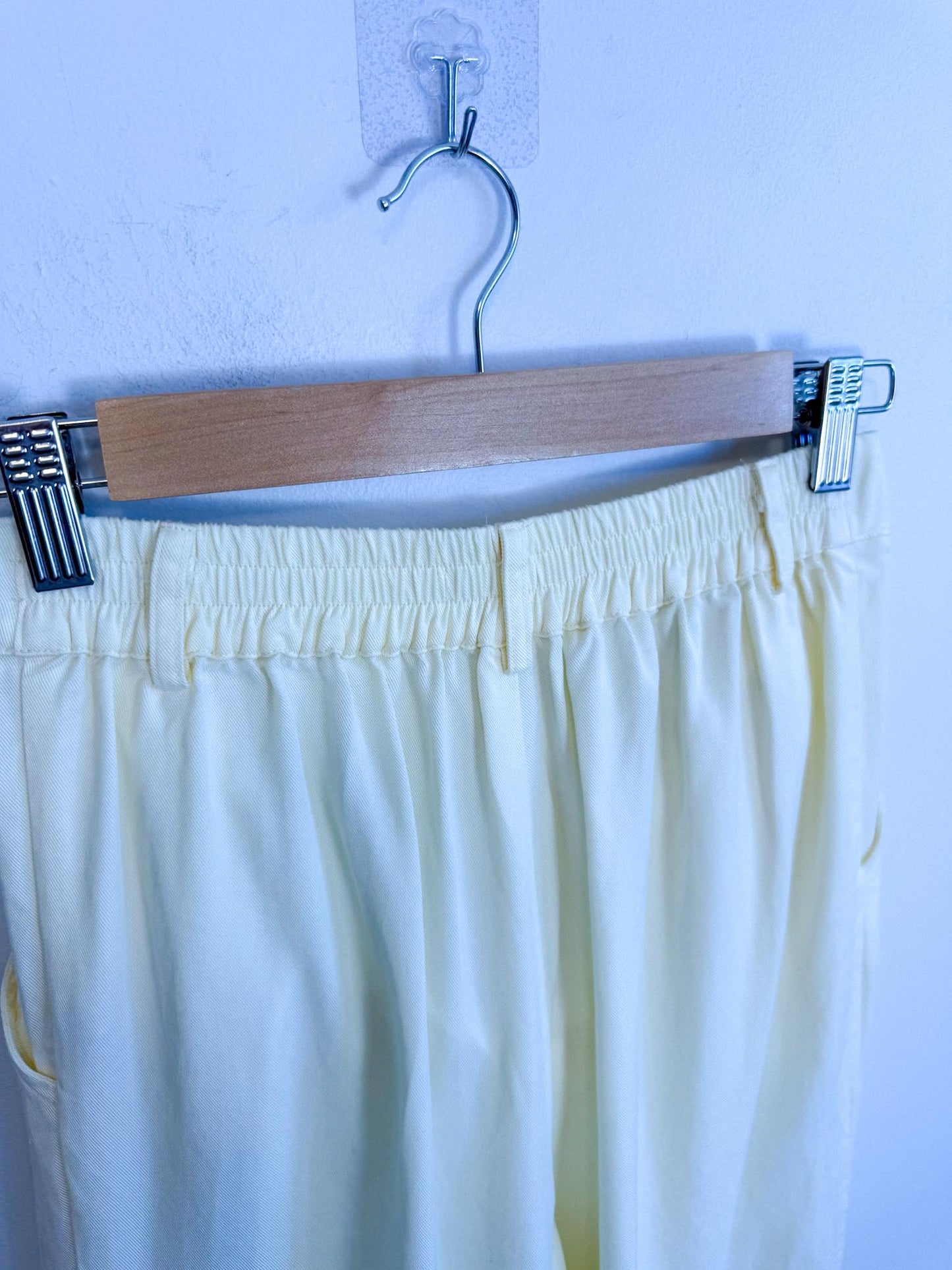 DONNI Slow Fashion "Donni Twill Pleated Pant - Crème" (Size XS/S)