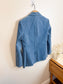 Tibi Designer Velvet Blazer in Blue (Size M)