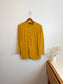 Vintage Silk Blazer in Mustard Print (Size S/M)