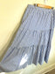 Banana Republic Striped Midi Skirt in Blue/White (Size XL)