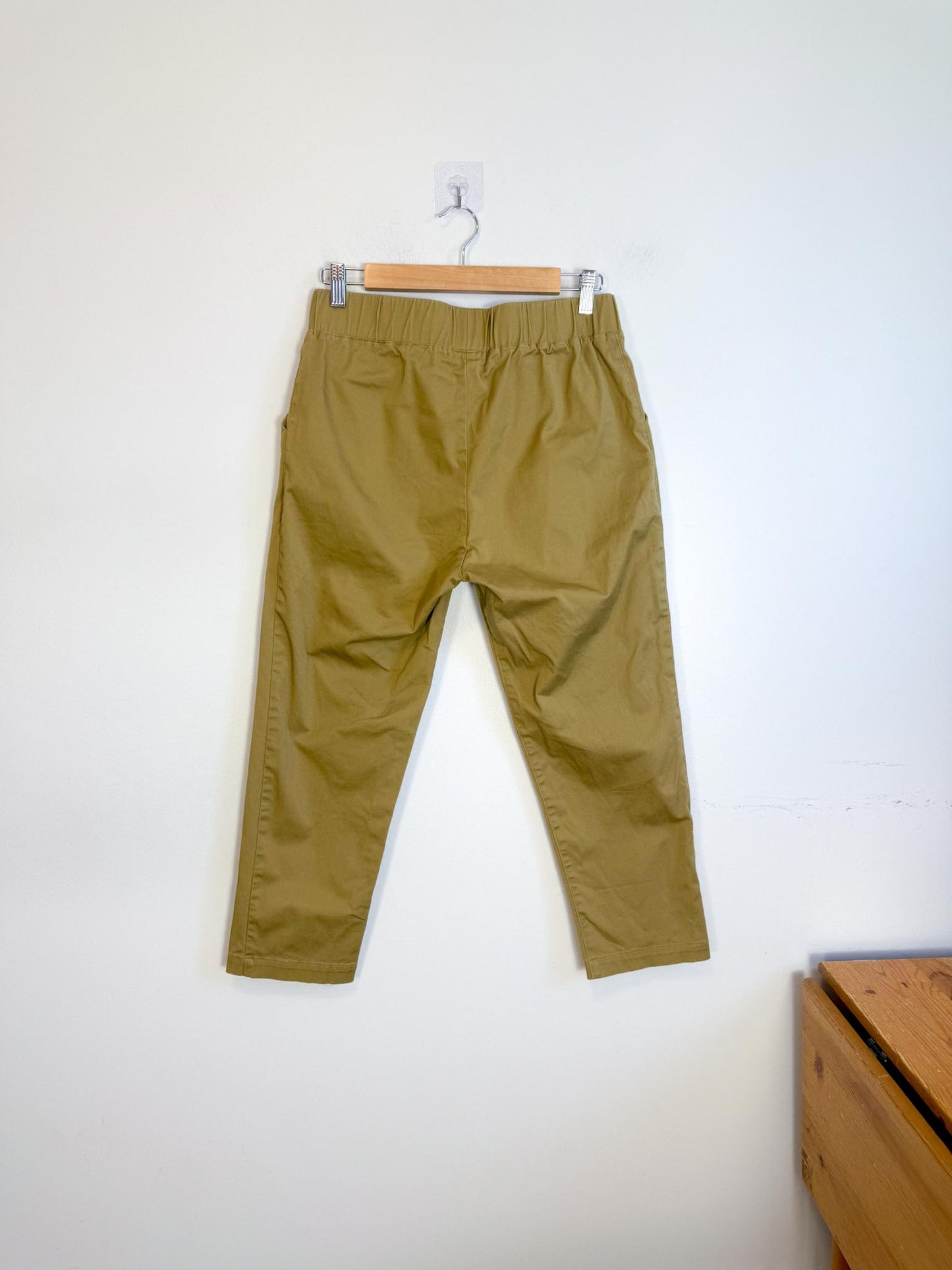 Ursa Minor Slow Fashion Cropped Khaki Pants (Size M)