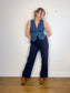 SEZANE "Bruce Trousers in Navy" (Size M/L)