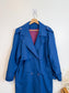 Vintage Sears Trench Coat in Blue (Size L)