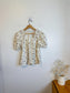 Facile the Label "Sienna Linen Blouse in Almond Flower" NWT (Size S)