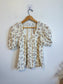 Facile the Label "Sienna Linen Blouse in Almond Flower" NWT (Size S)
