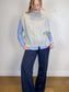 By Malene Birger Designer "Brigitta Blouse in Blue/White Stripe" (Size M)