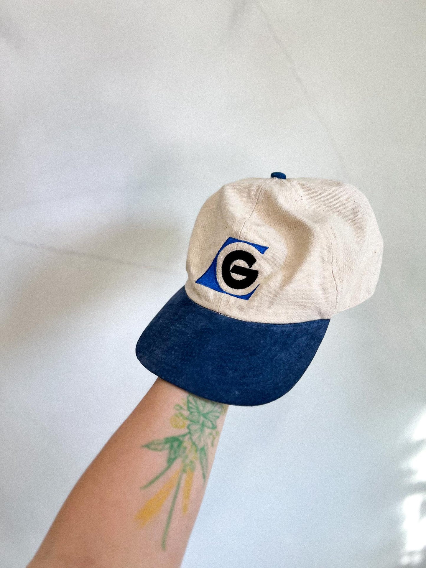 Vintage "G" Suede Baseball Cap